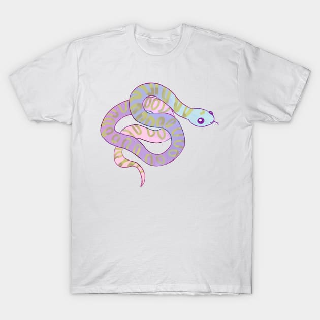 Cute watercolor snake T-Shirt by Mayarart